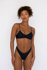 Betsy Bikini Top in Black / Skatie Online