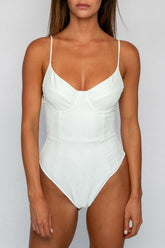 Rachel One Piece Bathing Suit in Honeymoon / Skatie Online Shop