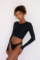 Rosie Top in Black / Skatie Outlets