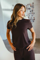 Bestie Tee Jersey in Toasted / Skatie US
