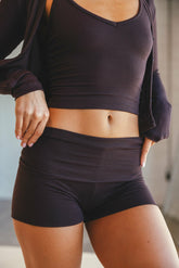 Cozy Short Baby Ribbed in Toasted / Skatie Online Shop