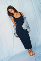 Alex Dress Ribbed in Twilight / Skatie Online