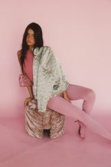 Quilted Bomber Jacket in Daisy / Skatie Discount