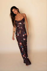 Samantha Maxi Dress Satin in Valley / Skatie Online