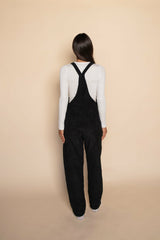 Meave Overalls in Black Corduroy / Skatie Sale