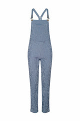 Poppy Full Length Overalls in Blue Gingham / Skatie US