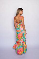 Leo Dress Satin in Flamingo / Skatie Online
