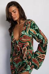 Indie Dress Cupro Jacquard in Valencia / Skatie Discount