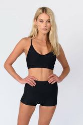 Zero Sports Bra in Black / Skatie Outlets