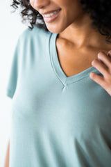 Hubby Tee Jersey in Sage / Skatie Sale