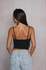 Mila Top Jersey in Black / Skatie Online Shop