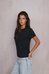 Bestie Tee Jersey in Black / Skatie Discount