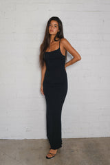 Samantha Maxi Dress Jersey in Black / Skatie Sale