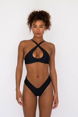 Jasmine Bikini Top in Black / Skatie US