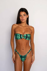Jean Bikini Top in Reggae / Skatie Sale