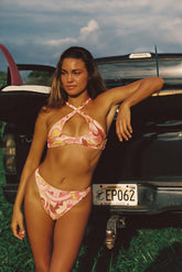 Jasmine Bikini Top in Lanikai / Skatie Sale