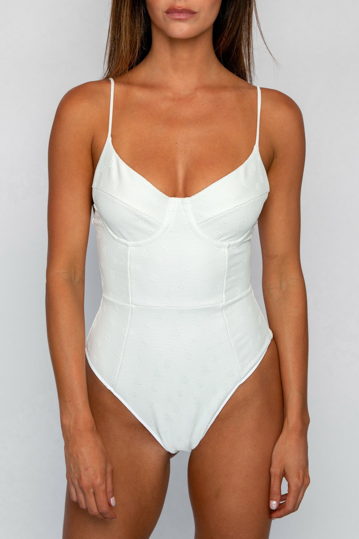 Rachel One Piece Bathing Suit in Honeymoon / Skatie Online Shop