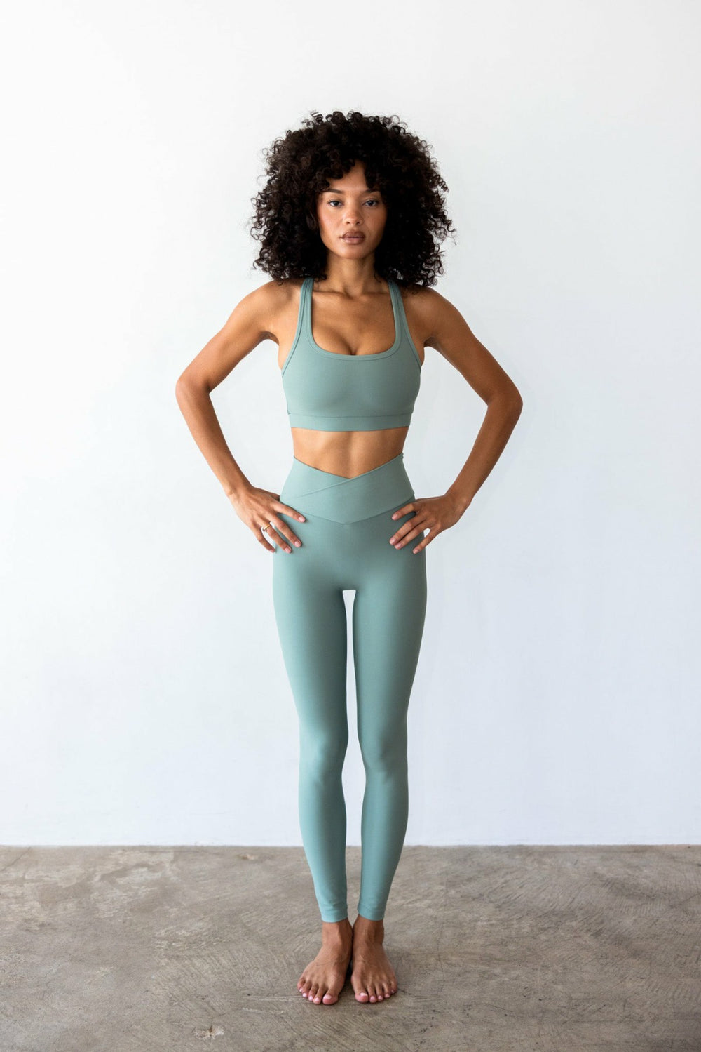 Shirley Sports Bra in Sage / Skatie Sale