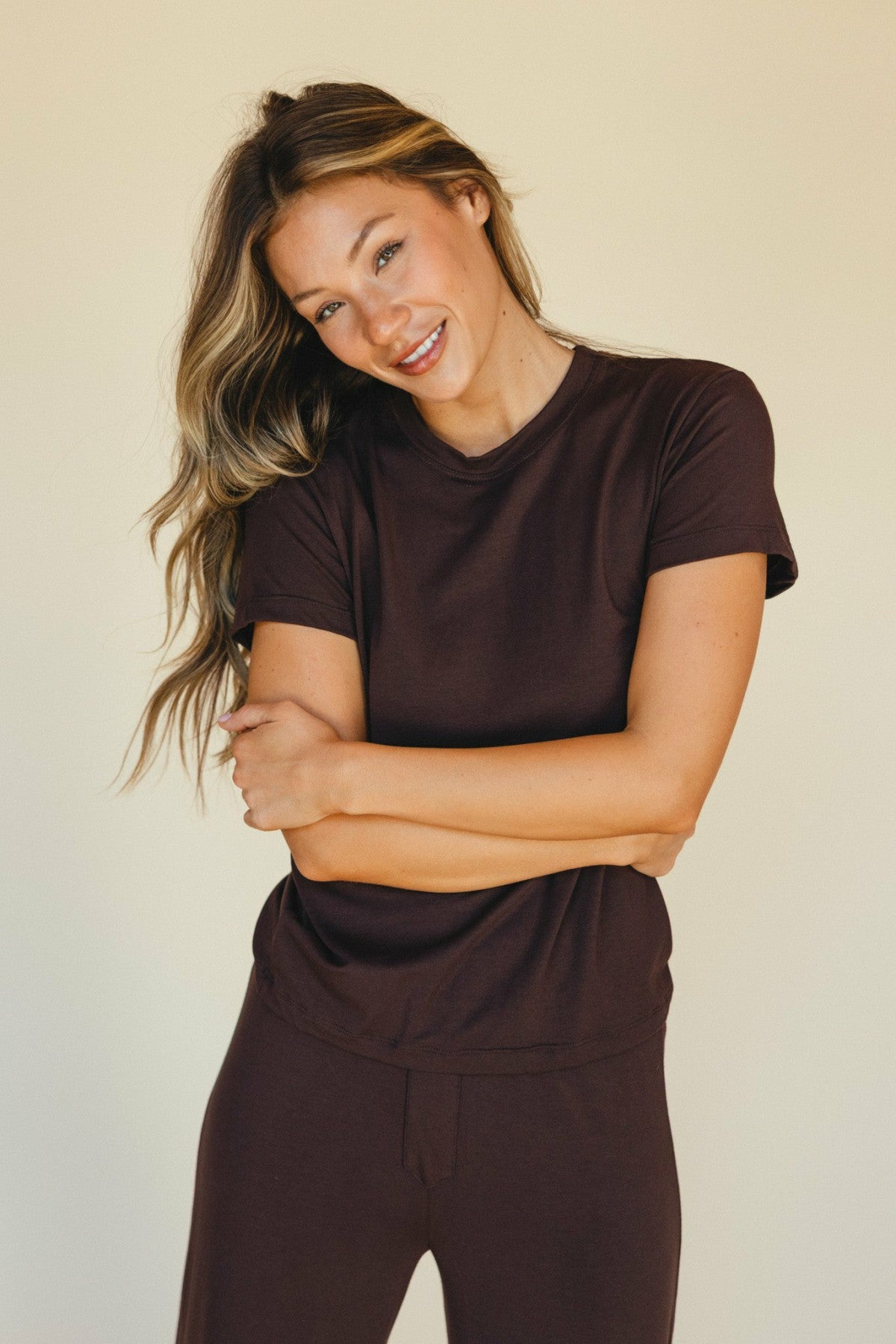 Bestie Tee Jersey in Toasted / Skatie US