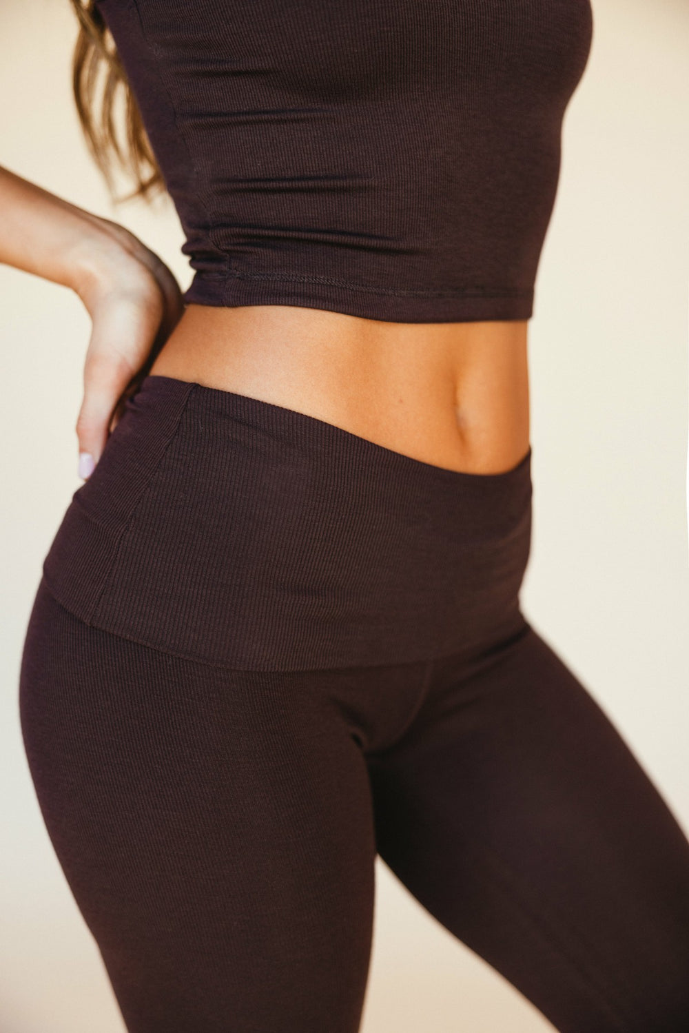 Britney Pants Baby Ribbed in Toasted / Skatie Sale