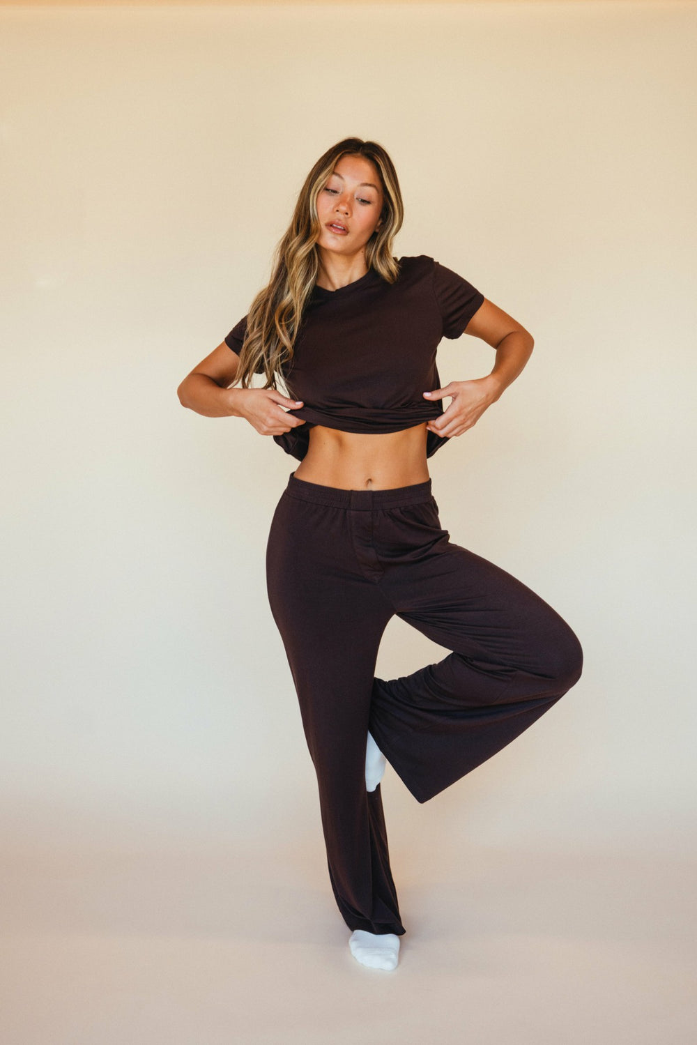 James Boxer Pants Jersey in Toasted / Skatie Outlets
