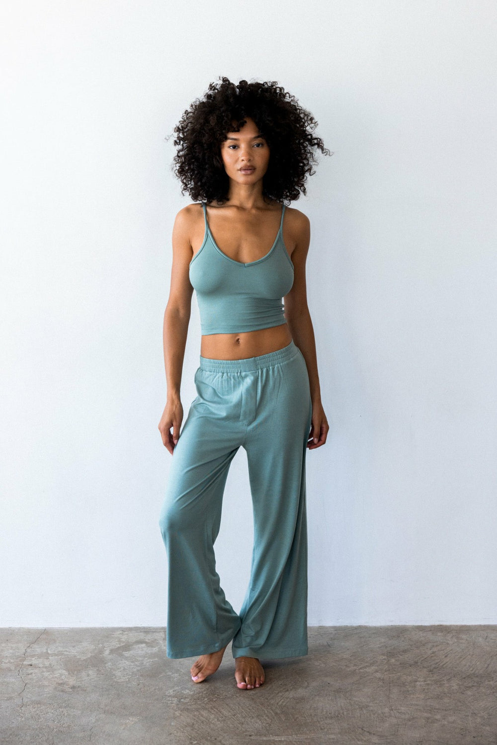 James Boxer Pants Jersey in Sage / Skatie Sale