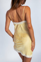 Eva Mini Dress in Lemon / Skatie Online