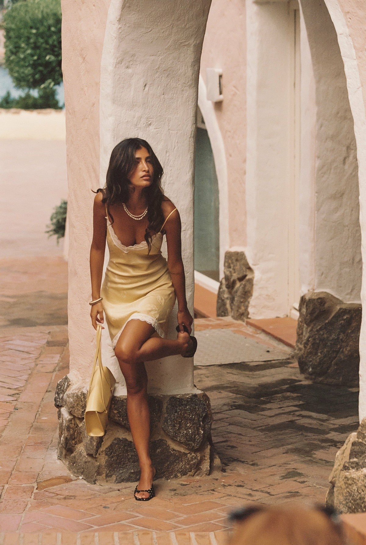 Eva Mini Dress in Lemon / Skatie Online