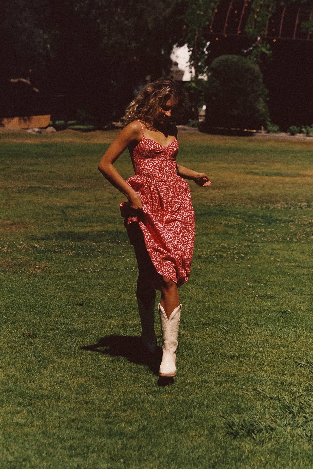 Aurora Midi Dress in Corvette / Skatie US