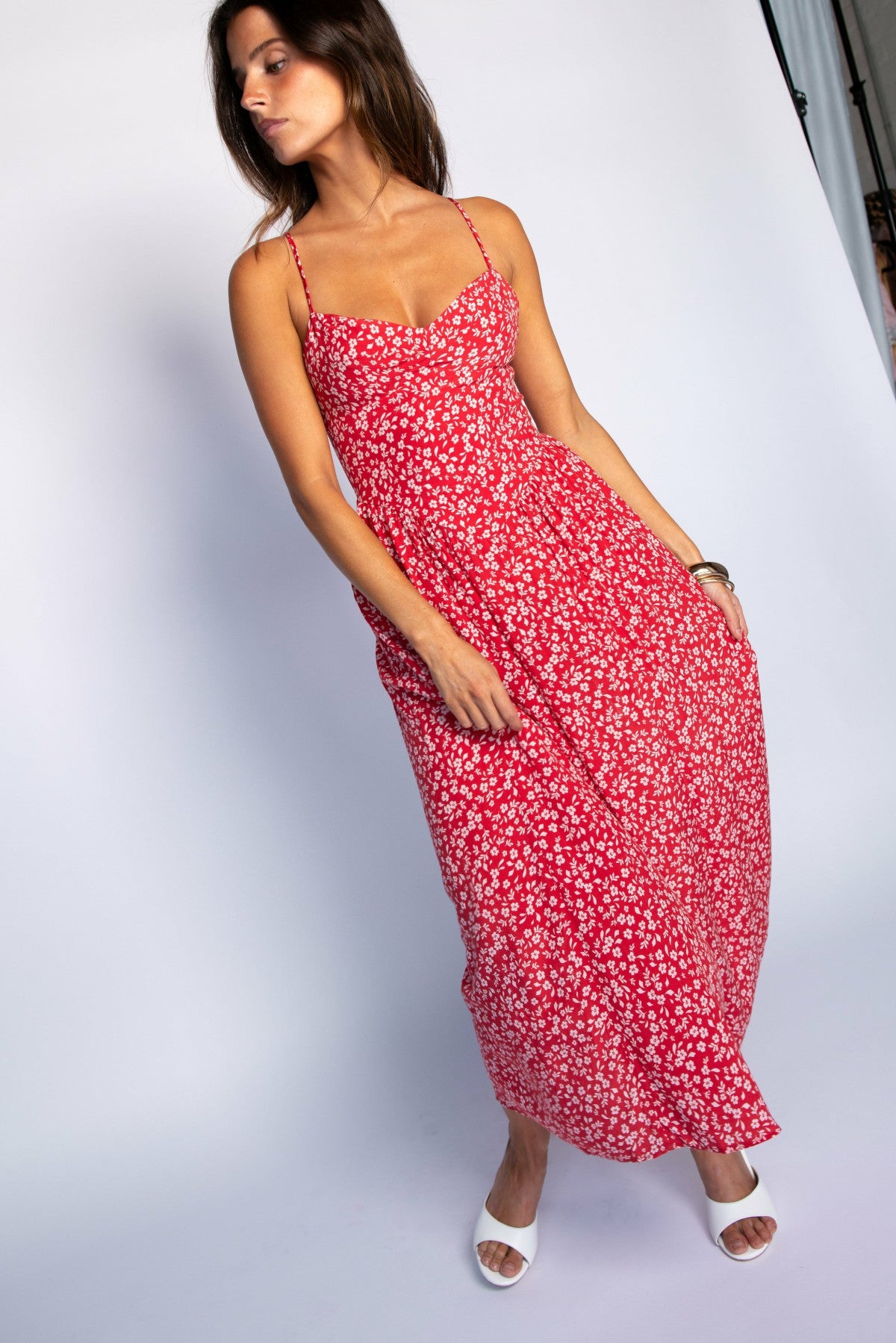 Aurora Midi Dress in Corvette / Skatie US