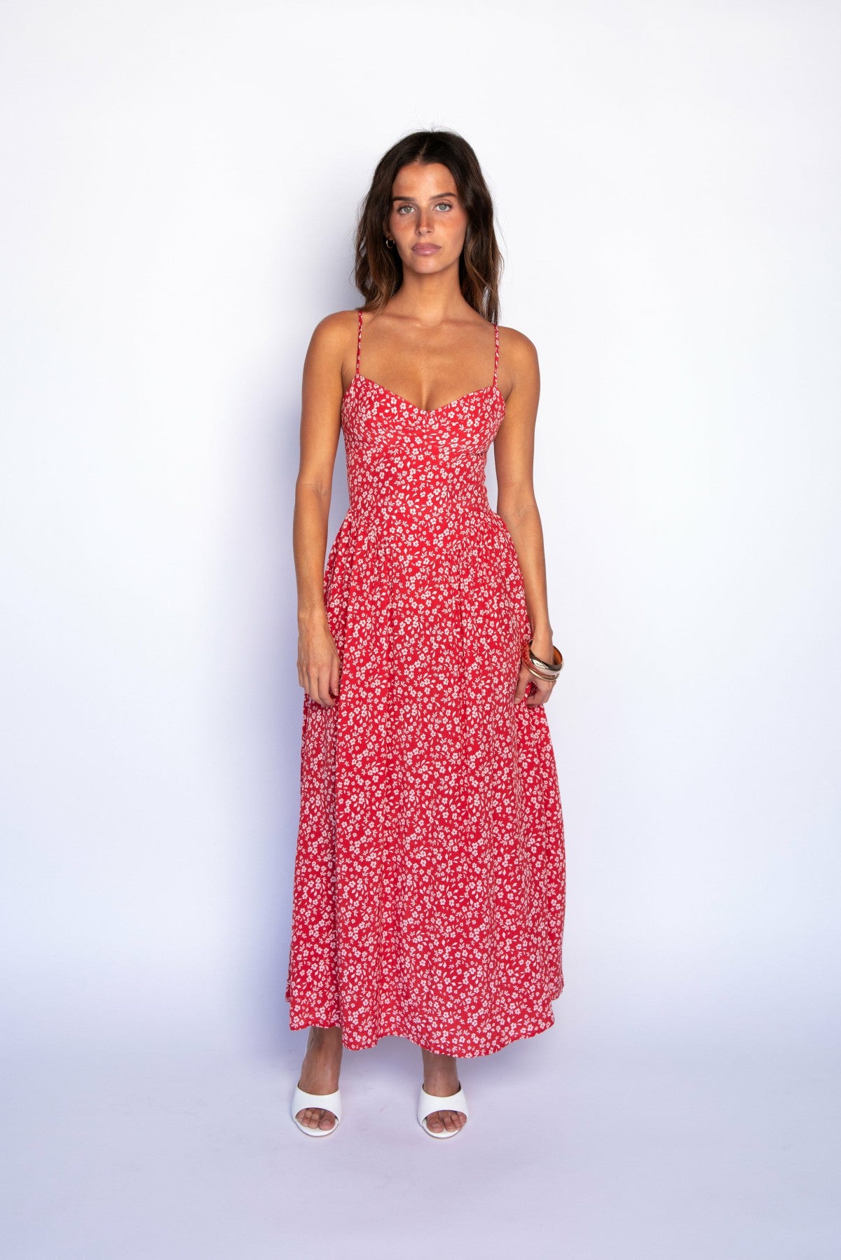 Aurora Midi Dress in Corvette / Skatie US