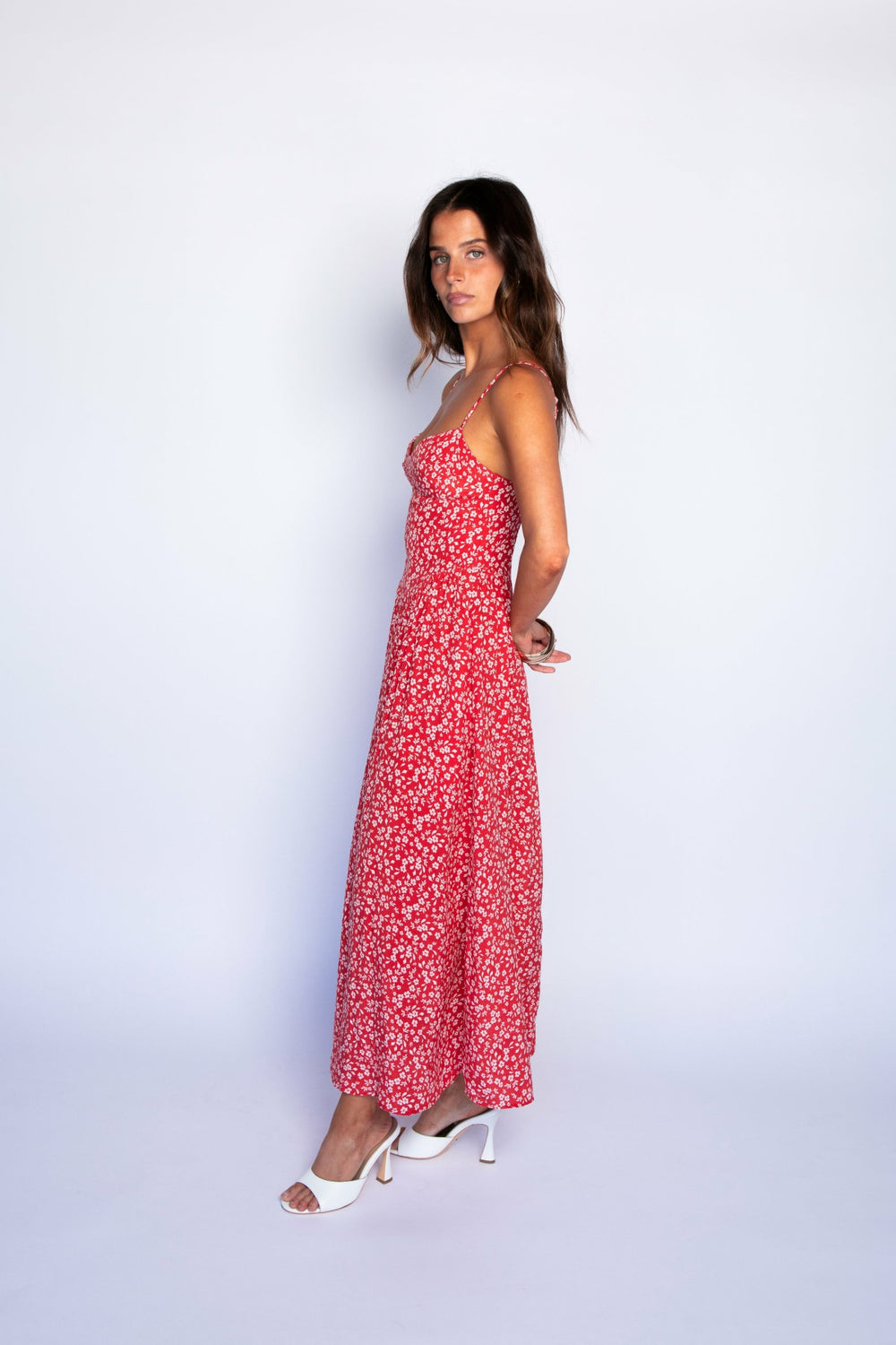 Aurora Midi Dress in Corvette / Skatie US