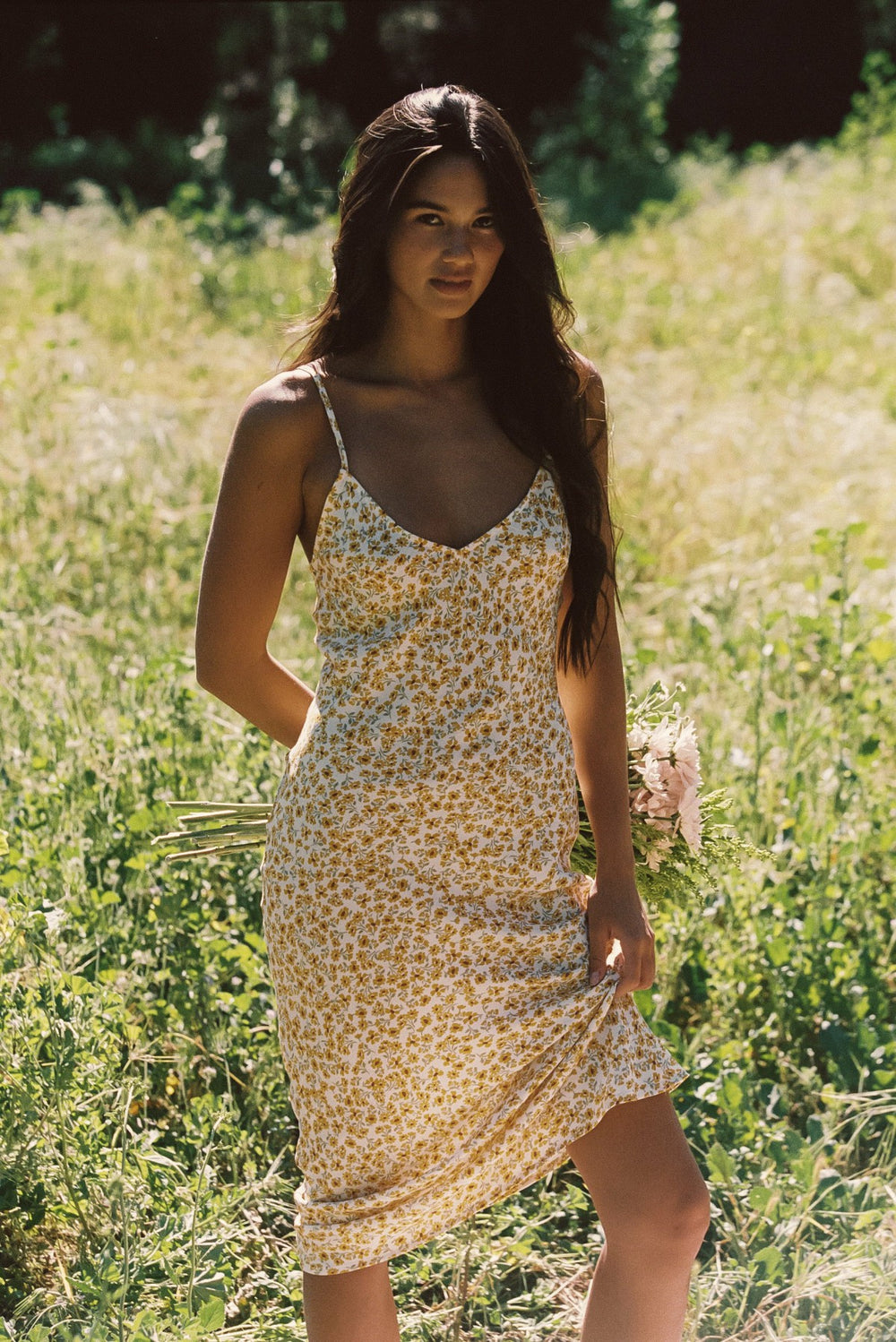 Eva Dress in Honeydew / Skatie Discount