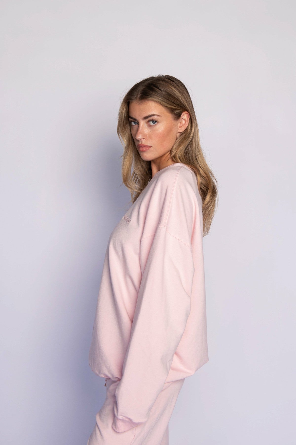 CLOUDLUX Chris Crewneck in Bubblegum / Skatie Online