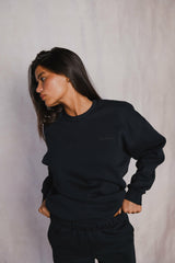 Ultralux Chris Crewneck in Black / Skatie Outlets