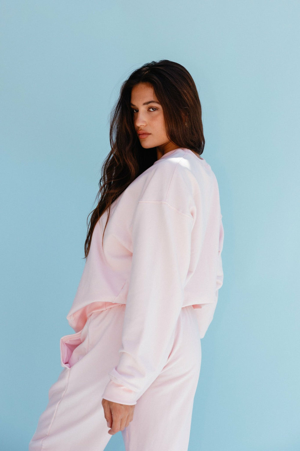 CLOUDLUX Chris Crewneck in Bubblegum / Skatie US