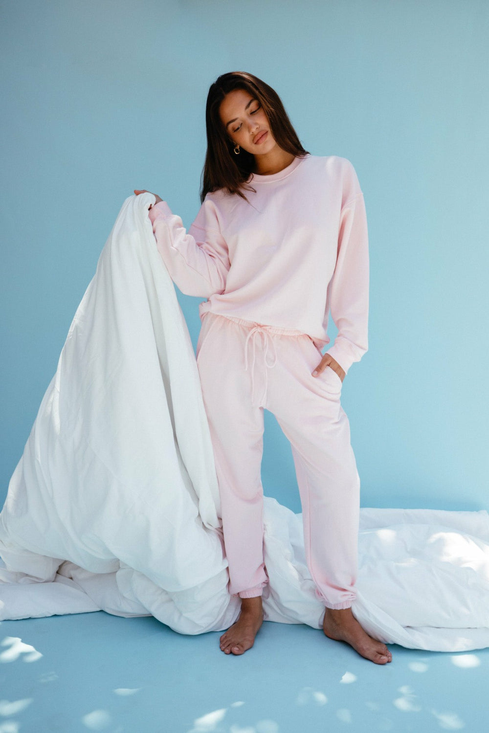 CLOUDLUX Chris Crewneck in Bubblegum / Skatie US