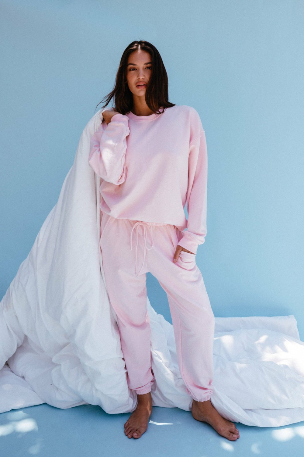 CLOUDLUX Chris Crewneck in Bubblegum / Skatie US