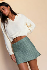 Preppy Sweater in Ivory / Skatie Online