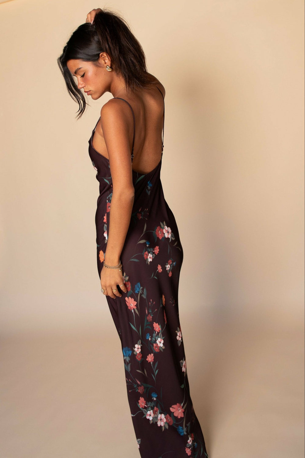 Samantha Maxi Dress Satin in Valley / Skatie Online