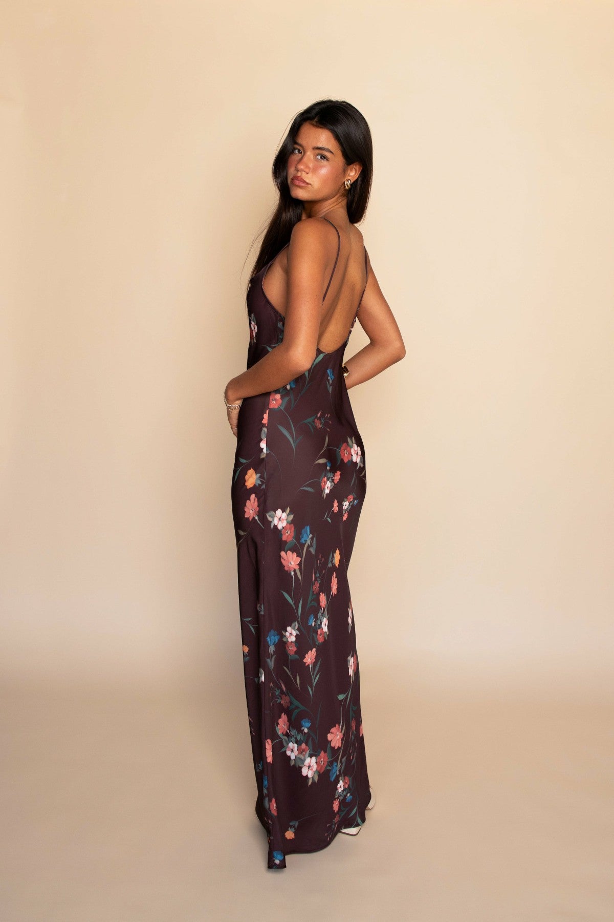 Samantha Maxi Dress Satin in Valley / Skatie Online