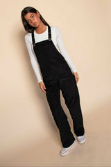 Meave Overalls in Black Corduroy / Skatie Sale