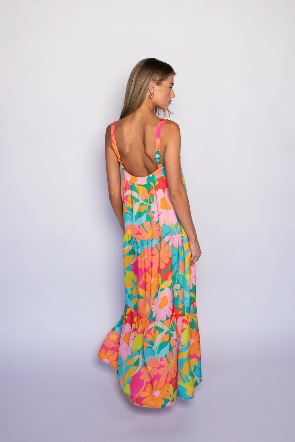 Leo Dress Satin in Flamingo / Skatie Online