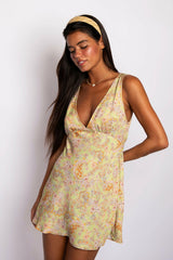 Suki Mini Dress Satin in Sorrento / Skatie Sale