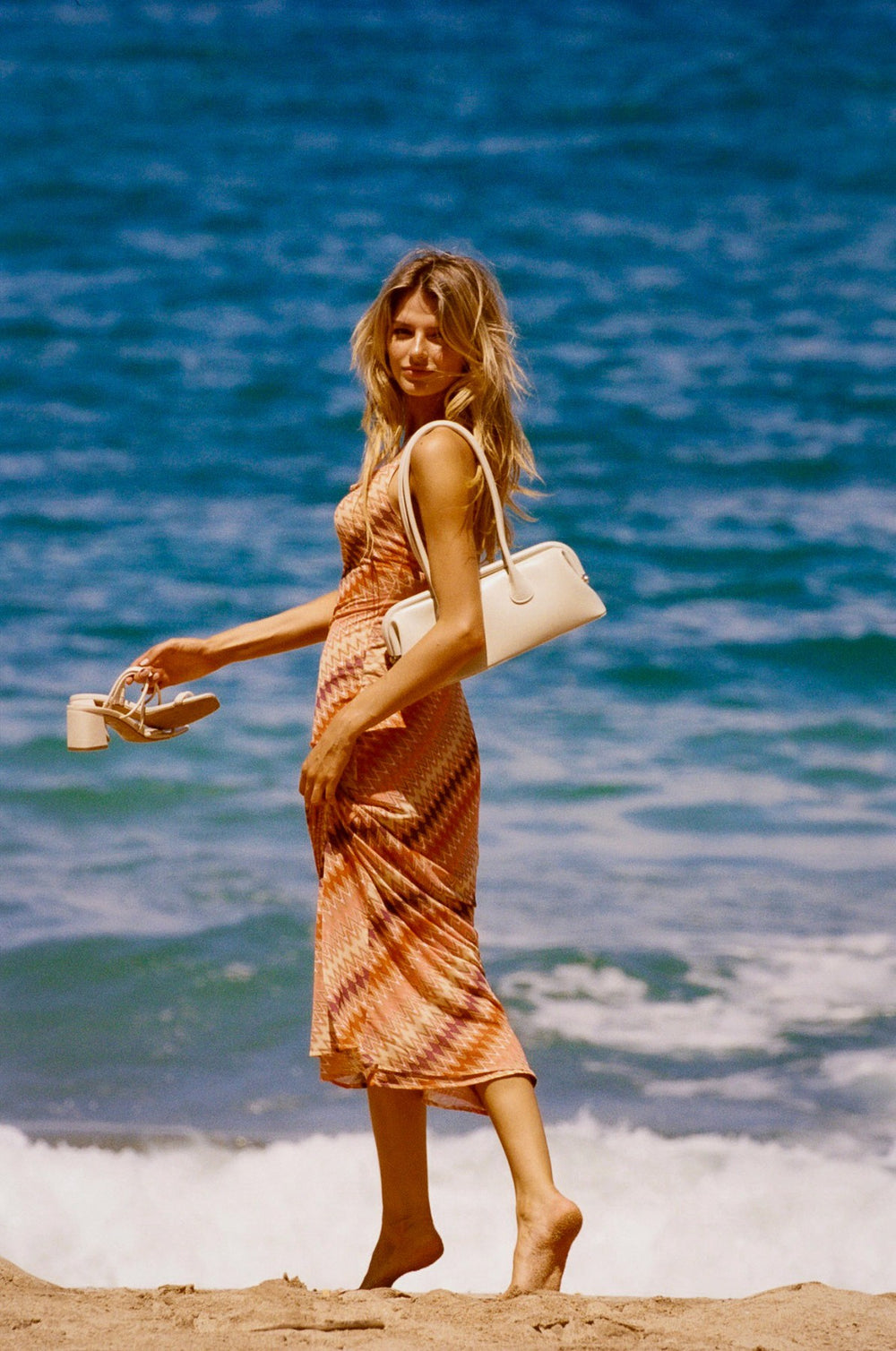 Samantha Maxi Dress Mesh in Puglia / Skatie US