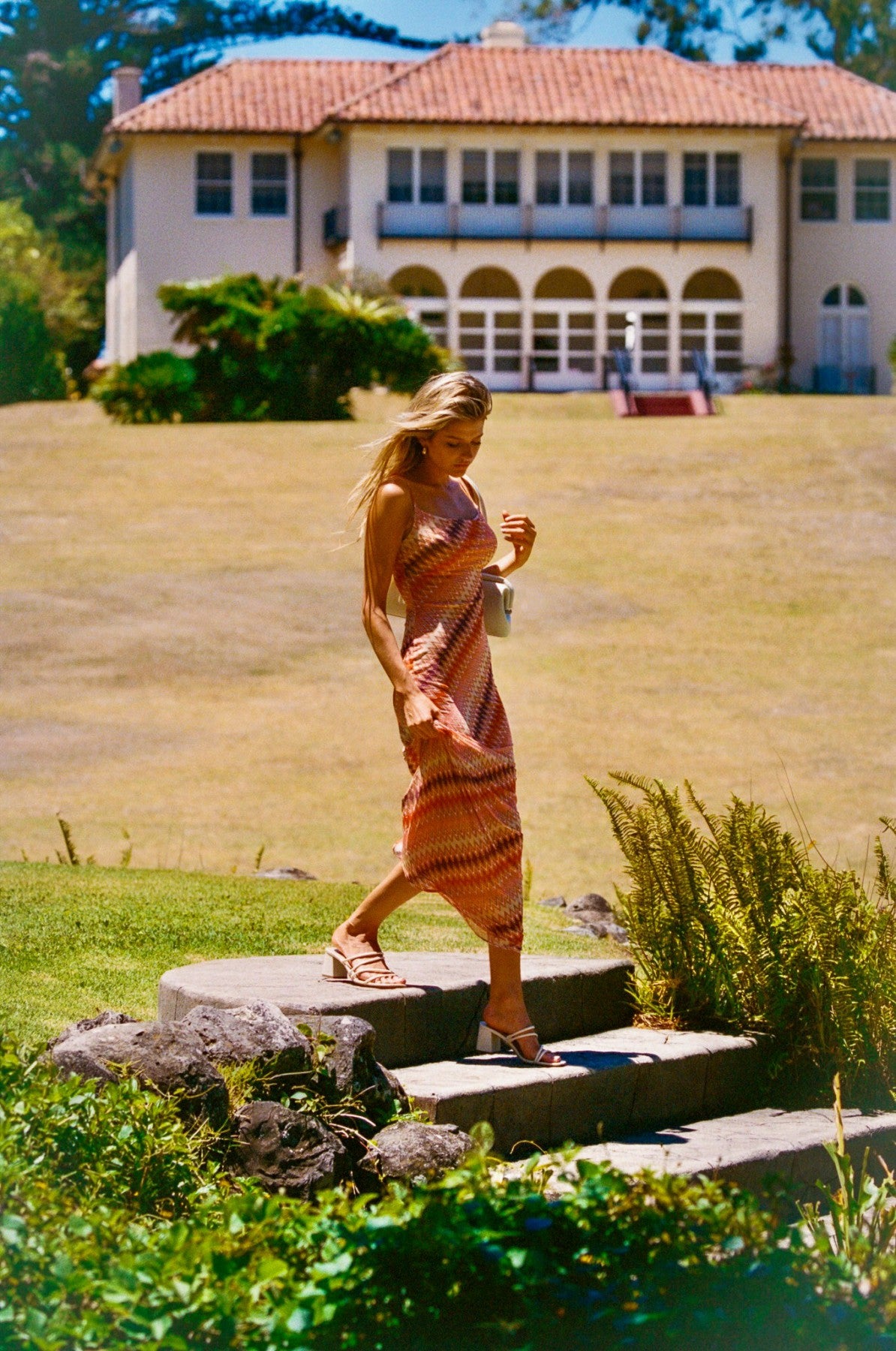 Samantha Maxi Dress Mesh in Puglia / Skatie US