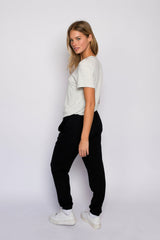 CLOUDLUX Rocky Sweatpants in Black / Skatie Discount