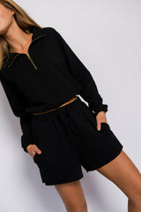 CLOUDLUX Kenzie Pullover in Black / Skatie Online Shop