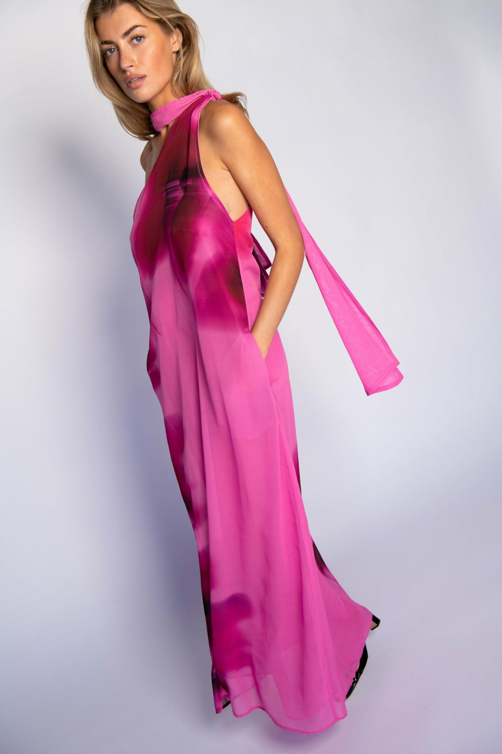 Cavalli Dress Chiffon in Athena / Skatie Outlets