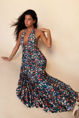 Selena Maxi Dress Satin in Prairie / Skatie Discount